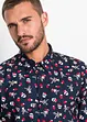 Chemise manches longues à imprimé Noël, Slim Fit, bonprix