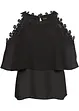 Blouse à épaules dénudées avec dentelle, BODYFLIRT