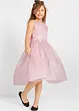 Robe midi avec empiècement dentelle, bonprix