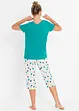 Pyjama corsaire 100% coton, bonprix