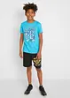 Lot de 2 T-shirts 100% coton, bonprix