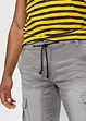 Bermuda en molleton aspect jean, Regular, bonprix