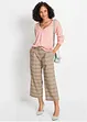 Pull col V, oversize, bonprix