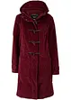 Duffle-coat en velours côtelé doublé, mi-long, bonprix