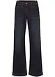 Jean large taille mi-haute élastiquée, bonprix