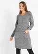 Robe en maille polaire douillette avec poches, longueur genou, bonprix