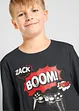Lot de 2 T-shirts manches longues pour garçon, bonprix