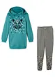 Sweat-shirt et legging fille (Ens. 2 pces.) coton, bonprix