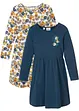 Lot de 2 robes en jersey 100 % coton, bonprix