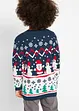 Pull de Noël enfant en coton, bonprix