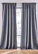Lot de 2 rideaux en microfibre facile d’entretien, bonprix
