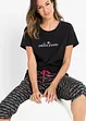 Pyjama corsaire 100% coton, bonprix