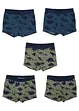 Lot de 5 boxers garçon, bonprix