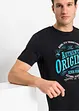 Lot de 2 T-shirts 100% coton, bonprix