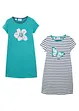 Lot de 2 chemises de nuit, bonprix