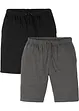 Lot de 2 bermudas en jersey léger, bonprix