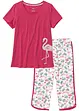 Pyjama corsaire 100% coton, bonprix