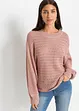 Pull en maille ajourée oversize, bonprix