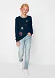 Pull en maille à paillettes, bonprix