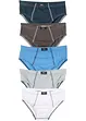 Lot de 5 slips garçon en coton, bonprix