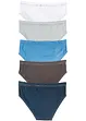 Lot de 5 slips garçon en coton, bonprix