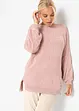 Pull long en maille chenille, bonprix