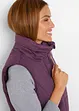 Gilet sans manches long à col montant, bonprix