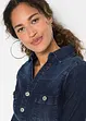 Robe en jean avec ceinture, bonprix