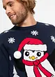 Pull avec motif de Noël, bonprix