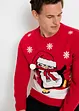 Pull avec motif de Noël, bonprix