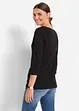 T-shirt extensible à encolure bateau, bonprix