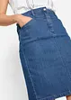 Jupe en jean extensible, bonprix
