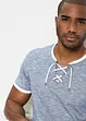 T-shirt avec laçage, bonprix