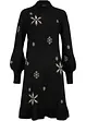 Robe en maille avec flocons de neige, bonprix