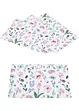 Lot de 4 sets de table avec imprimé fleurs, bonprix