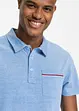 Lot de 2 polos en maille piquée, 100% coton, bonprix