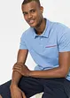 Lot de 2 polos en maille piquée, 100% coton, bonprix
