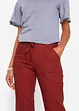 Pantalon 3/4 en lin et coton, bonprix