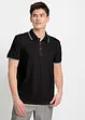 Lot de 3 polos en maille piquée, 100% coton, bonprix
