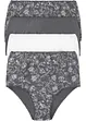 Lot de 4 slips taille haute, bonprix