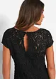 Blouse en dentelle cordée, bonprix