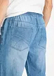 Lot de 2 jeans à taille élastiquée Classic Fit en denim estival, bonprix