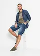 Bermuda en jean cargo, coupe loose, bonprix