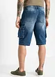 Bermuda en jean cargo, Loose Fit, bonprix