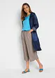Pantalon en lin majoritaire, longueur 3/4, bonprix