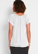 T-shirt col V manches courtes, bonprix