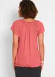 T-shirt en viscose mélangée, manches courtes, bonprix