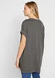 Lot de 2 T-shirts longs 100% coton, bonprix