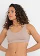 Lot de 2 brassières côtelées sans coutures Feel Comfort, bonprix