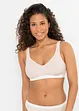 Lot de 2 soutiens-gorge sans armatures avec coton, bonprix